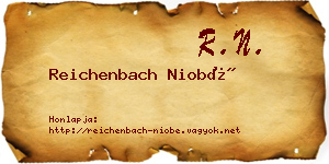 Reichenbach Niobé névjegykártya